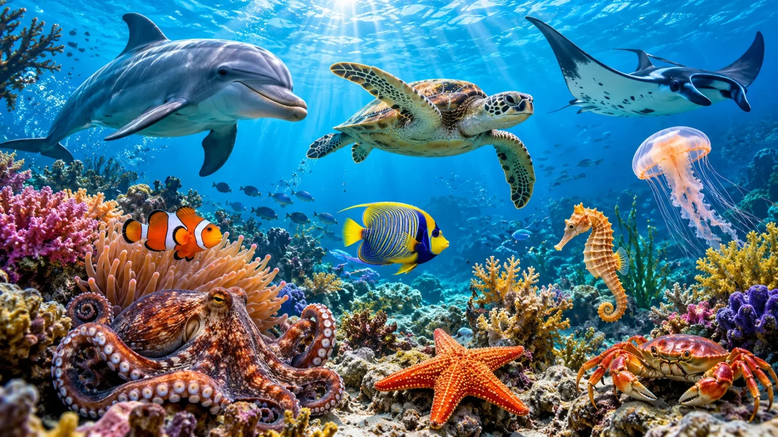 What are the 10 Aquatic Animals